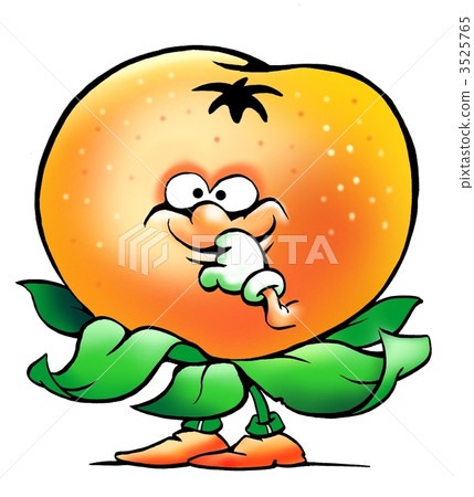 Orange Fruit Mascot 3525765