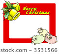 Christmas message card 3531566