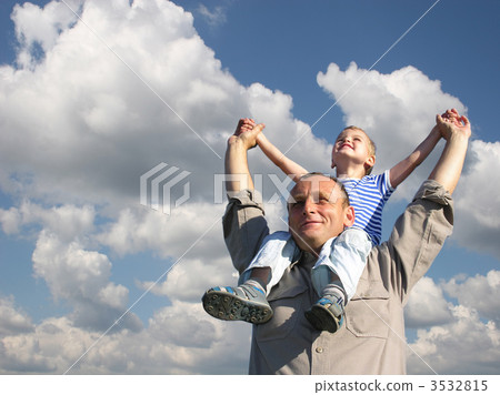grandfather with grandson grandfather with grandson 3532815