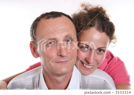 Young woman and her grandfather Young woman and her grandfather 3533314