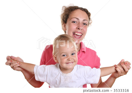 mother with fly baby 2 mother with fly baby 2 3533316
