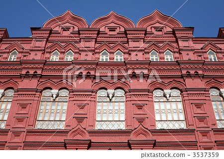 museum of history on red square in moscow, russia 3537359