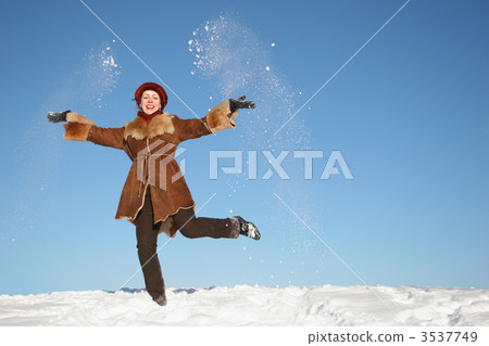 winter happy girl winter happy girl 3537749