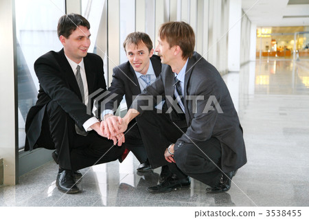 businessteam enigma with hands businessteam enigma with hands 3538455