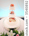 wedding cake, reception, reception banquet 3540892