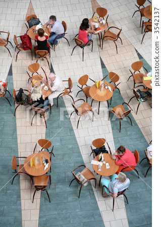 the visitors of the cafe 3542137