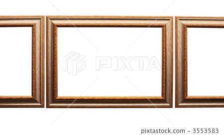 Frames for picture from baguette on white Frames for picture from baguette on white 3553583