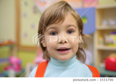 portrait of girl in kindergarten 3553790