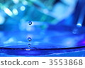 水滴 藍色 藍 3553868