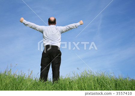 behind fatman on grass behind fatman on grass 3557410