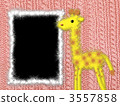 giraffe, frame, computer graphic 3557858