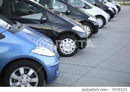 cars on parking cars on parking 3558323
