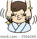 飲食女性面部按摩 3560260