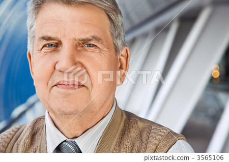 Senior man in the building 3565106