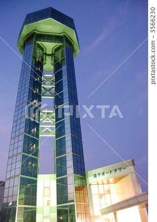Choshi Port Tower (evening scenery) 3566230