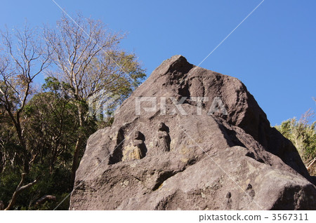 Important Cultural Property Honchoin Stone Buddha Collection Jizo Bodhisattva statue 2 3567311