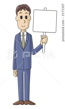 Hold a sign ___ Male 02 Hold a sign ___ Male 02 3575307