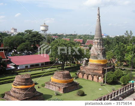Wat Yai · Chai · Mongkon of Thai Ayutthaya remains 3575654