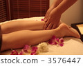 Foot to receive massage Foot to receive massage 3576447