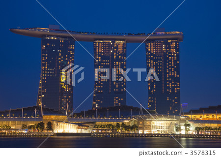 濱海灣金沙酒店在新加坡 濱海灣金沙酒店在新加坡 3578315