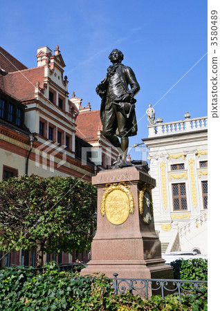 Bronze statue of Germany Leipzig Goethe Bronze statue of Germany Leipzig Goethe 3580489
