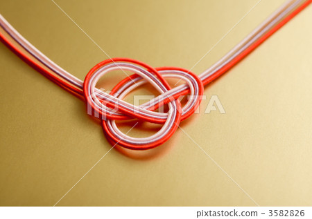 ceremonial paper strings, awaji-musubi knot, japanese envelope decoration 3582826