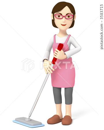家庭主婦清潔 3583715