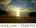 Sunset at Onna village 3584358