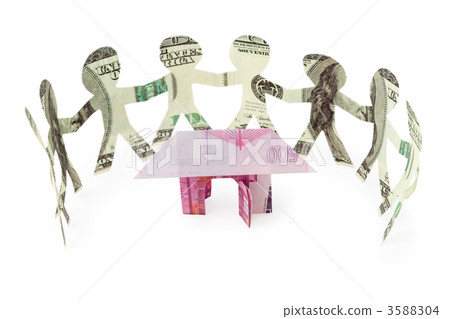 dollars little people cutouts dance in half ring around small ho 3588304