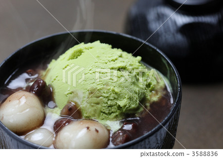 Matcha Shiratama Zenzai Matcha Shiratama Zenzai 3588836