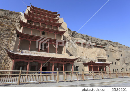 Mogao Caves Kuroi Tower 3589601