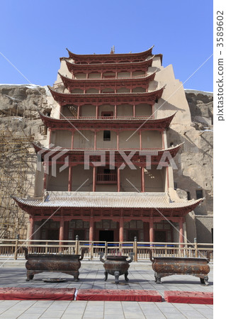 Mogao Caves Kuroi Tower 3589602