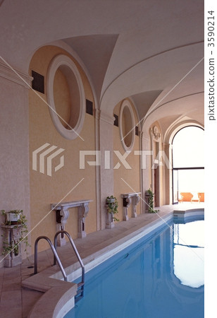 Indoor pool of Italian luxury hotel 3590214