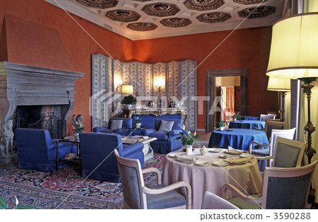 意大利豪華酒店大堂 3590288