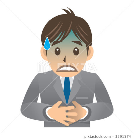 Businessman A illness abdominal pain Businessman A illness abdominal pain 3591574