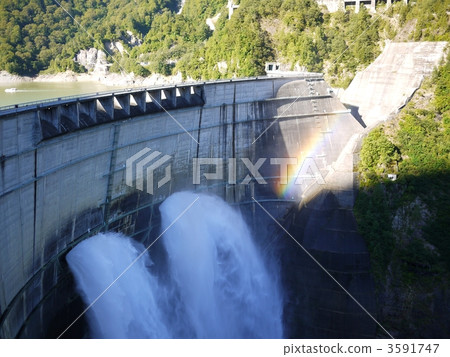 Kurobe Dam discharge 3591747