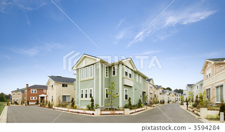 Families in residential areas Families in residential areas 3594284