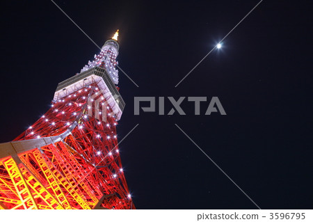 lit up, light up, tokyo tower 3596795