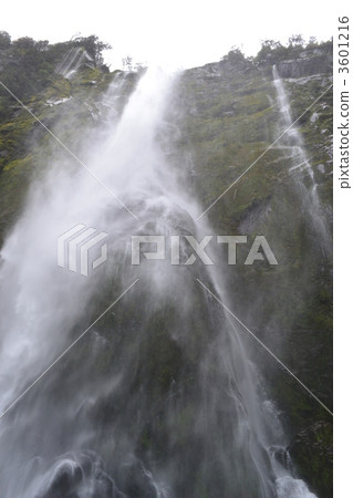waterfall, milford sound, sheet of spray 3601216