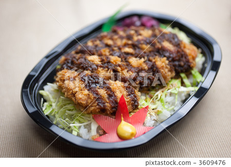 炸豬排飯盒 3609476
