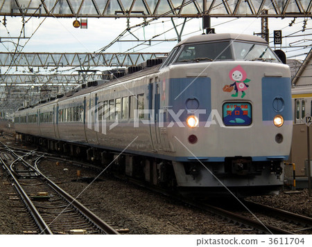 Holiday quick speed Kawaguchiko 189 series Mitaka Station 3611704