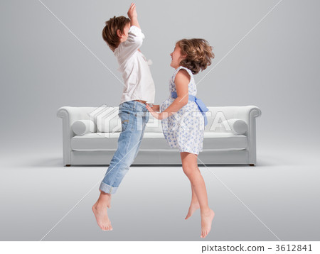 Happy children at home 3612841