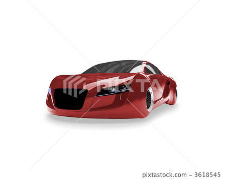 isolated red super car front view 01 isolated red super car front view 01 3618545