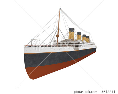 Big ship liner front view 3618851