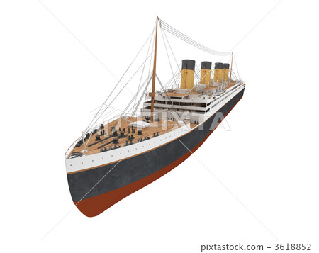 Big ship liner front view 3618852