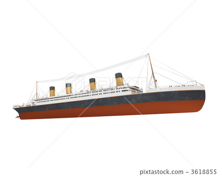 Big ship liner front view 3618855
