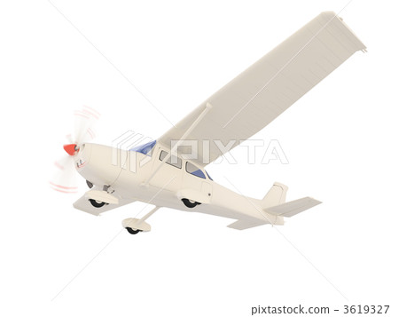 aircraft skyline isolated view 3619327