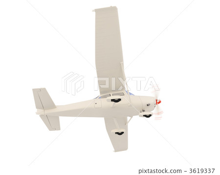 aircraft skyline isolated view 3619337