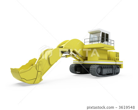 Construction truck isolated view Construction truck isolated view 3619548