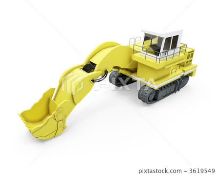 Construction truck isolated view Construction truck isolated view 3619549